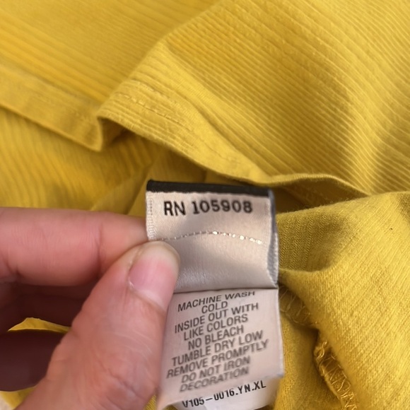 VON DUTCH Yellow Graphic Print Tee - Picture 6 of 11